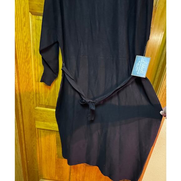 Abbott Elementary Sweater Dress with Belt – Plus Size 2X – Black - NEW w/ Tags - Picture 6 of 8